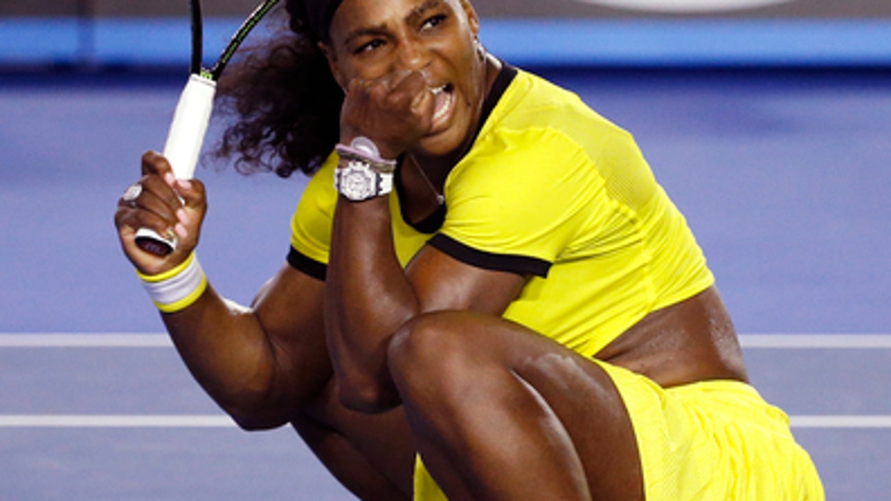 The Latest: Djokovic wins 2nd set vs Federer at Aussie Open